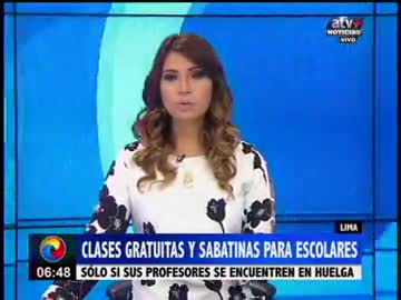 Clases sabatinas y gratuitas 