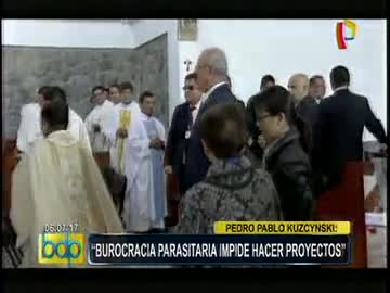 Presidente inauguró un templo en Manchay