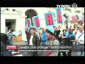 CANATUR se pronuncia por huelga en Centro Histórico