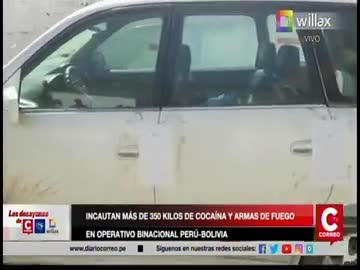 Incautan cocaína en operativo 