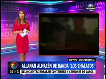 Capturan a banda que robaba containers y camiones de carga 