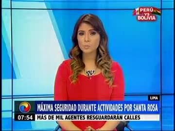 Máxima seguridad durante actividades por Santa Rosa 