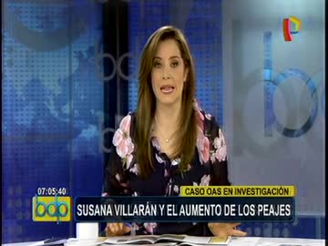 Gestión de Susana Villarán benefició demasiado a OAS en peajes